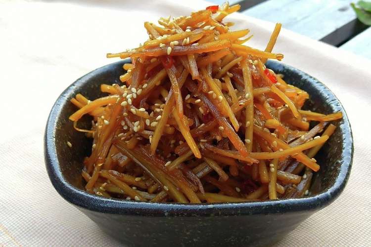 男が喜ぶ つやつや きんぴらごぼう レシピ 作り方 By スナズリ クックパッド 簡単おいしいみんなのレシピが367万品