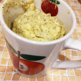 紅茶香る♪電子レンジマグカップケーキ