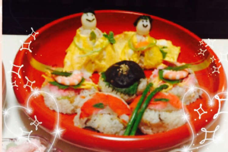 ひな祭り 簡単手まり寿司でパーティ レシピ 作り方 By Banp Mama クックパッド