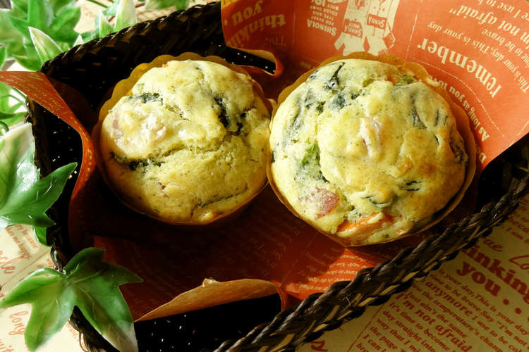 ｈｍ ベーコンとほうれん草の朝食マフィン レシピ 作り方 By シシュポス クックパッド 簡単おいしいみんなのレシピが352万品
