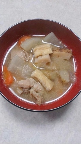 体を温める食材deけんちん汁♬
