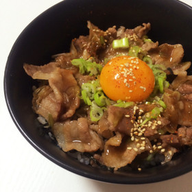 *5分de美味しい豚バラ丼*