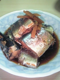骨まで食べよう♪　秋刀魚の生姜醤油煮の画像