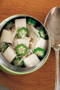 豆腐とオクラのトロトロスープ