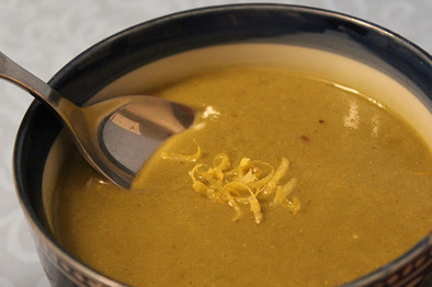 ムング豆のスープ（ベジタリアン）の写真