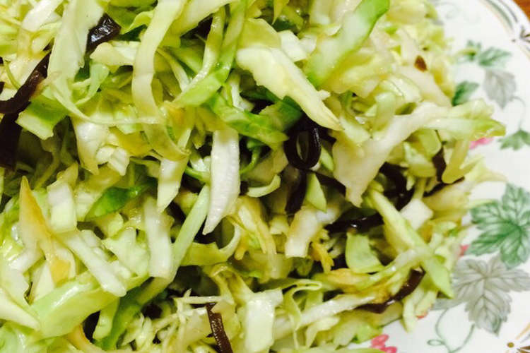 キャベツ 白菜 の塩昆布サラダ レシピ 作り方 By Jagaimoko クックパッド 簡単おいしいみんなのレシピが352万品