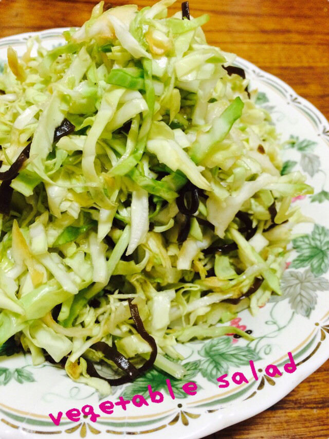 キャベツ(白菜)の塩昆布サラダの画像