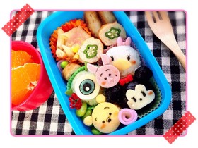 ディズニー ツムツム キャラ弁♡