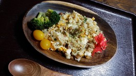 忙しい朝の5分で納豆炒飯 by千風