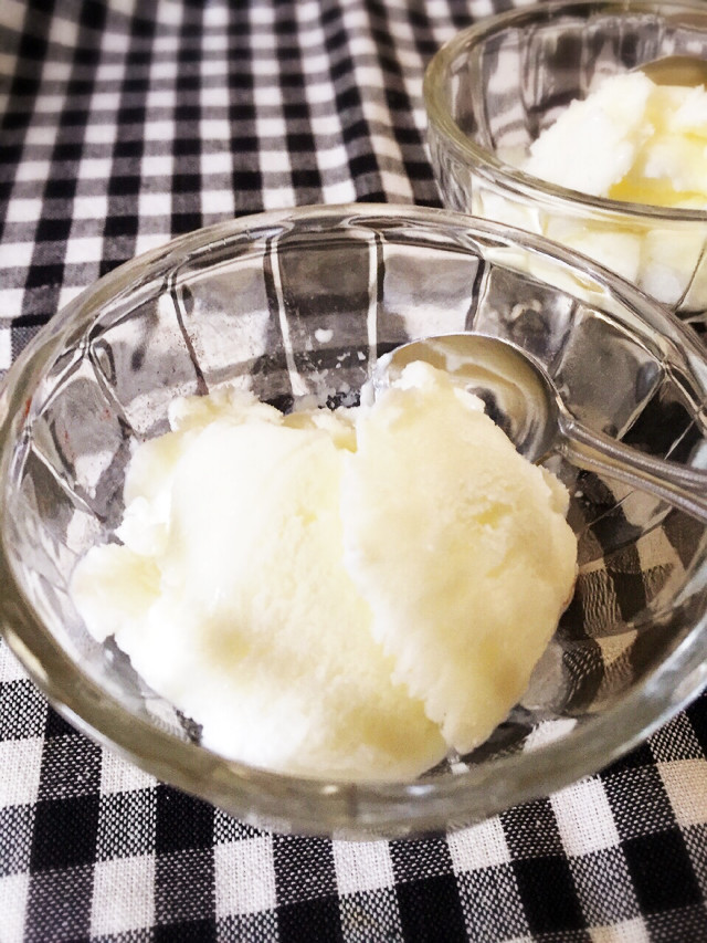 簡単！マシュマロミルクアイスクリームの画像