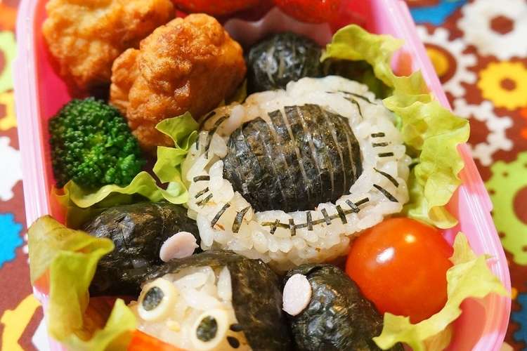 キャラ弁 わしも ひよちゃんおにぎり弁当 レシピ 作り方 By Sacoママ クックパッド