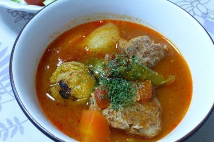 トマト缶で極旨ミートボールスープ レシピ 作り方 By たえぴ クックパッド 簡単おいしいみんなのレシピが352万品