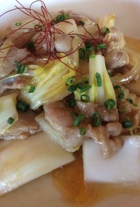 豚肉と白菜のピリ辛味噌炒め