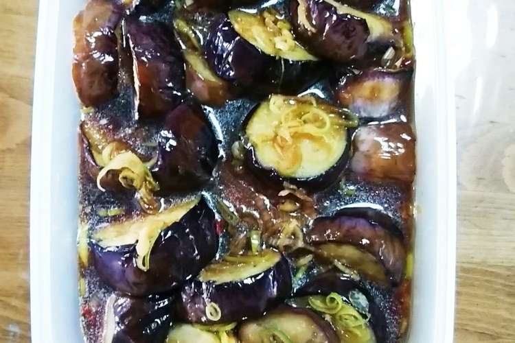 ナス揚げ浸しちょっとピリ辛 常備菜にも レシピ 作り方 By なーすきゃっぷ クックパッド 簡単おいしいみんなのレシピが352万品