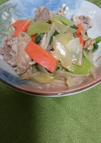 ☆チンゲン菜と豚こまのオイスター炒め☆