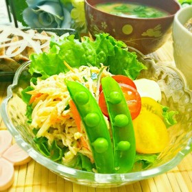 簡単!切り干し大根のオイマヨ胡麻サラダ★