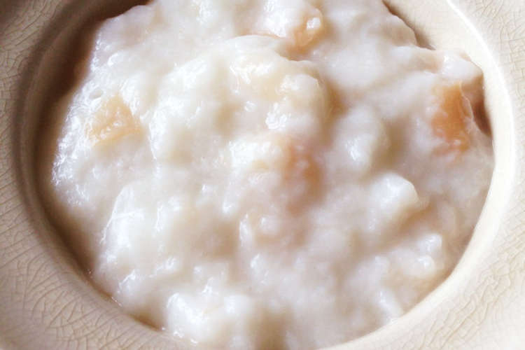 すぐできる 簡単ミルクパン粥中期離乳食 レシピ 作り方 By すおっぺ クックパッド