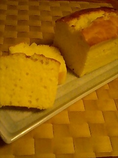 簡単しっとり♪チーズのパウンドケーキの写真