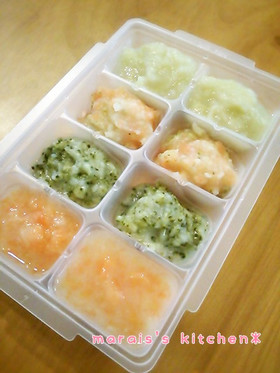 離乳食初期*冷凍用に野菜のとろとろ
