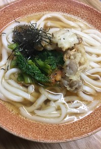 菜の花のうどん