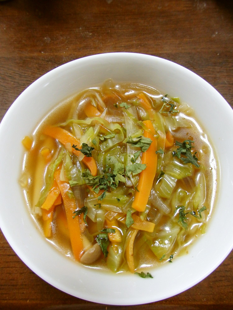 ベジタリアンOK　野菜スープの画像