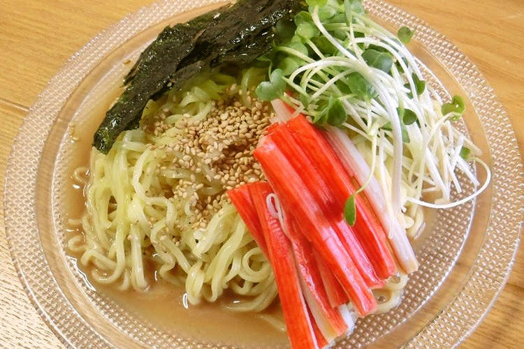 マルちゃん正麺冷し中華 豆乳ちょい足し レシピ 作り方 By けいさんぷー クックパッド 簡単おいしいみんなのレシピが362万品