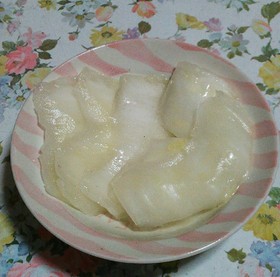 シャクシャク白菜の甘酢漬け