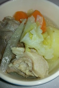 豚すね肉のスープ(圧力鍋使用)