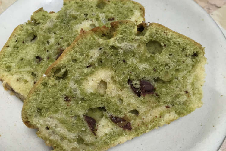 チョコ入り抹茶マーブルパウンドケーキ レシピ 作り方 By さらさらっち クックパッド