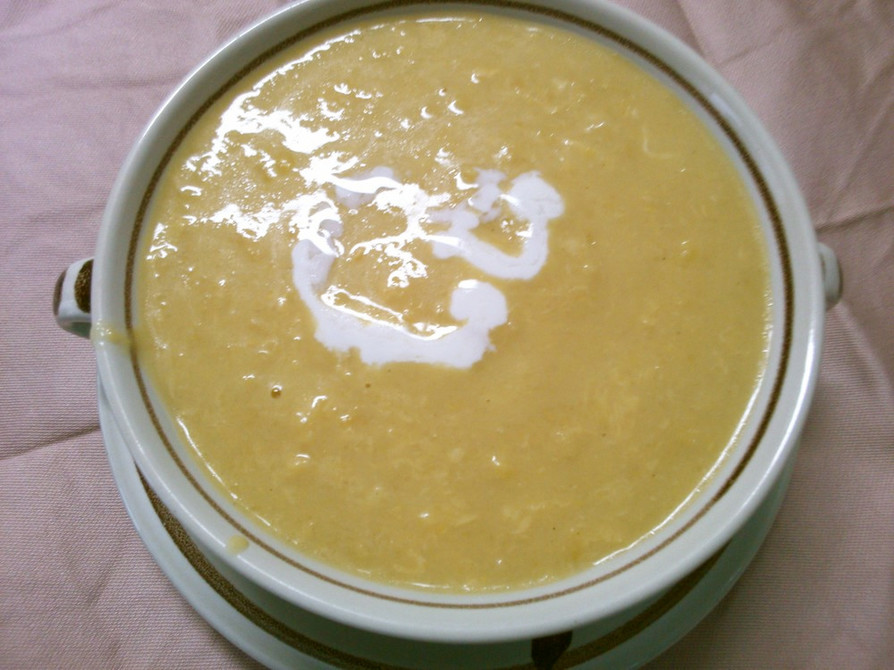 簡単！　ランチ　中華風　卵　コーンスープの画像
