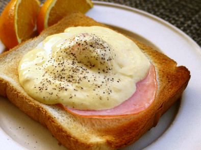 ５分で簡単♡エッグベネディクト風トーストの写真
