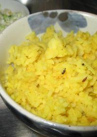 残り物でキチュリ気分：インドの豆入りご飯