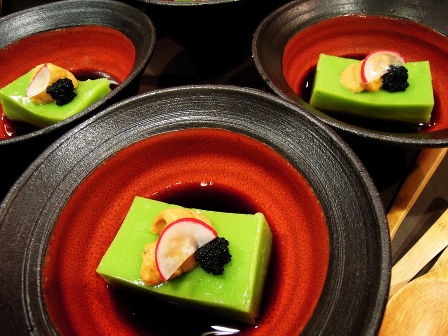うすい豆富・新緑の季節を味わう会席料理の画像