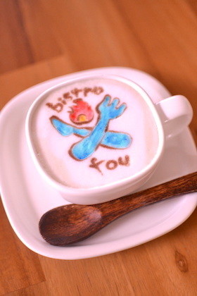 bistro fou ラテアート