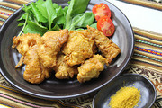 鶏ささみの天ぷら★カレー風味♪カレー塩付の写真
