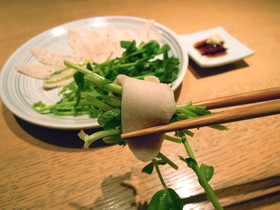 セブンのサラダチキン チキンと豆苗の刺身