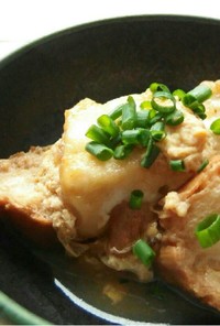 油麩・豆腐の卵とじ