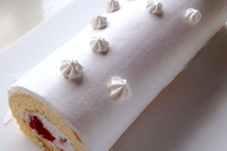 ロールケーキに綺麗にクリームを塗る方法 レシピ 作り方 By さくらさすけ クックパッド 簡単おいしいみんなのレシピが350万品