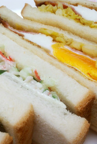 お惣菜サンドイッチ2種