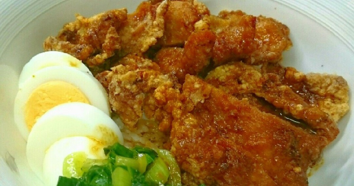 やみつき！豚肉の竜田揚げ丼★ by ぼんぼん東京で元気 【クックパッド】 簡単おいしいみんなのレシピが353万品