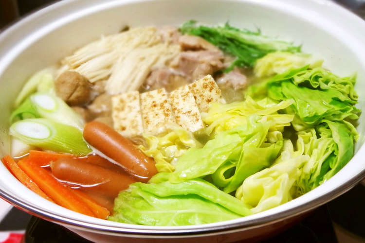 キャベツが旨い 時短で簡単水炊き レシピ 作り方 By Noaママ クックパッド 簡単おいしいみんなのレシピが350万品