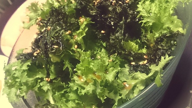わさび菜のサラダ 韓国風 レシピ 作り方 By 朱璃庵 クックパッド 簡単おいしいみんなのレシピが362万品