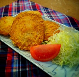 節約だけど贅沢♡厚切りハムカツ♡