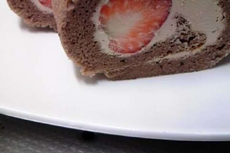 苺とチョコのロールケーキ レシピ 作り方 By ノyukiママ クックパッド 簡単おいしいみんなのレシピが350万品