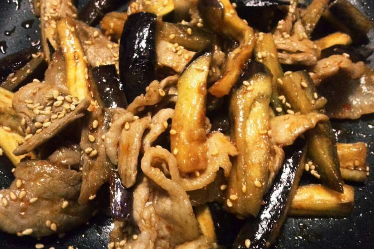 材料これだけ なすと豚バラの豆板醤炒め レシピ 作り方 By にゃんこ クックパッド 簡単おいしいみんなのレシピが359万品