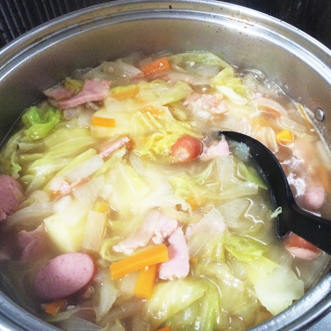 〜余った野菜の消化に〜野菜スープ