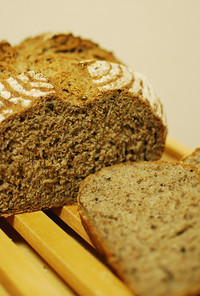 ふすま×フランスパン専用粉でカンパーニュ