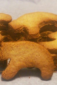 蜂蜜生姜の全粒粉クッキー