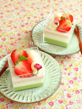 ひな祭り☆カップでやわらかショートケーキ
