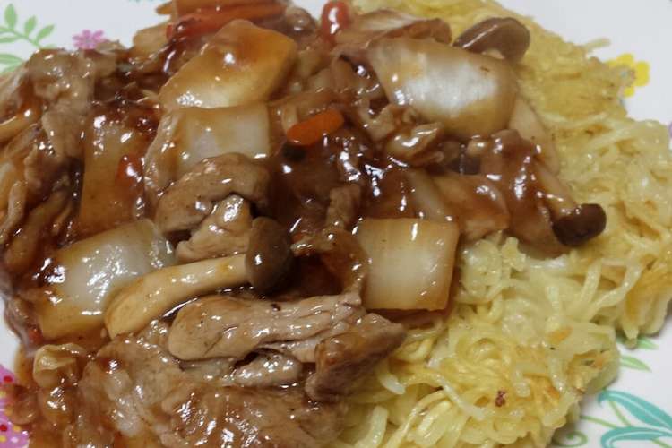 マルちゃん正麺冷やし中華あんかけ焼きそば レシピ 作り方 By みはやおと クックパッド 簡単おいしいみんなのレシピが354万品